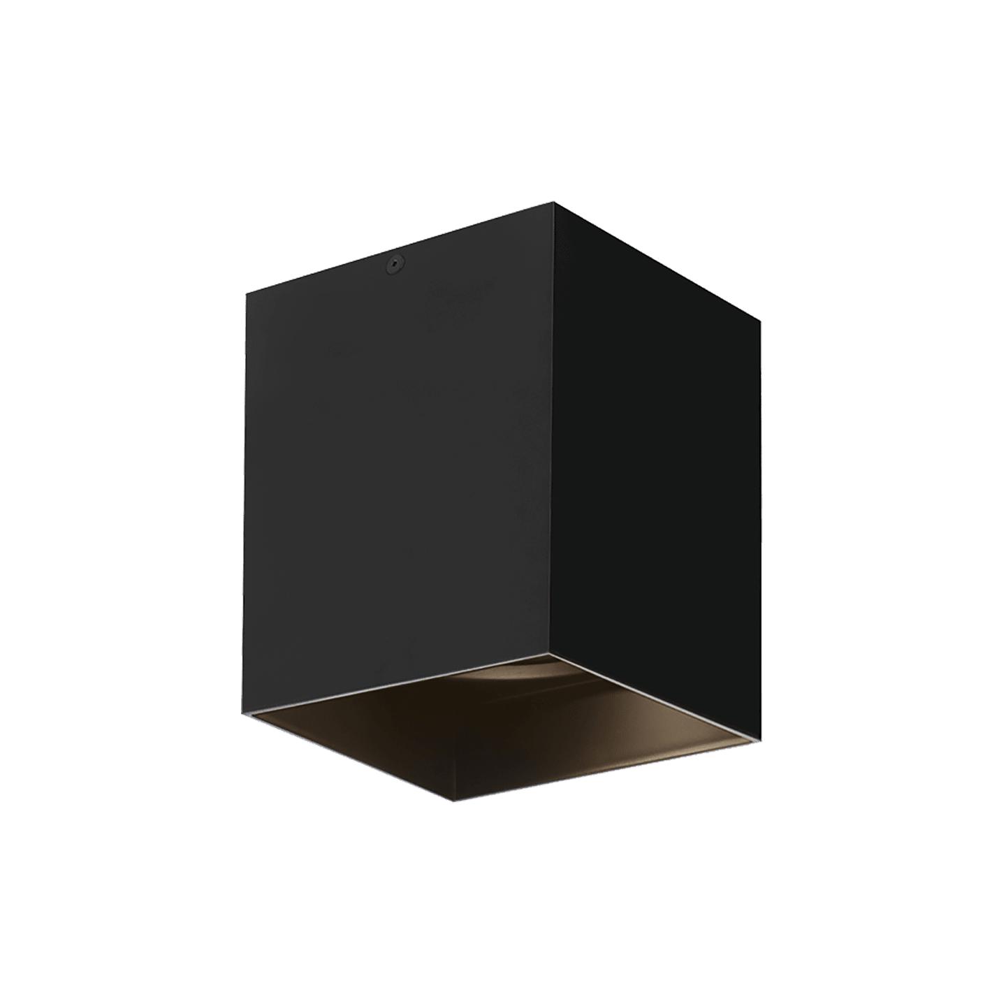 Накладной светильник Exo 6 Flush Mount Black 60° (Wide Flood) Matte Black  6.1