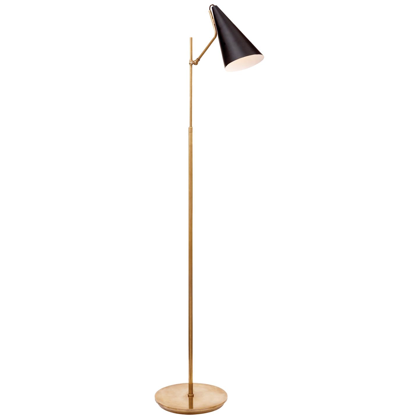 Brass on sale tall lamp