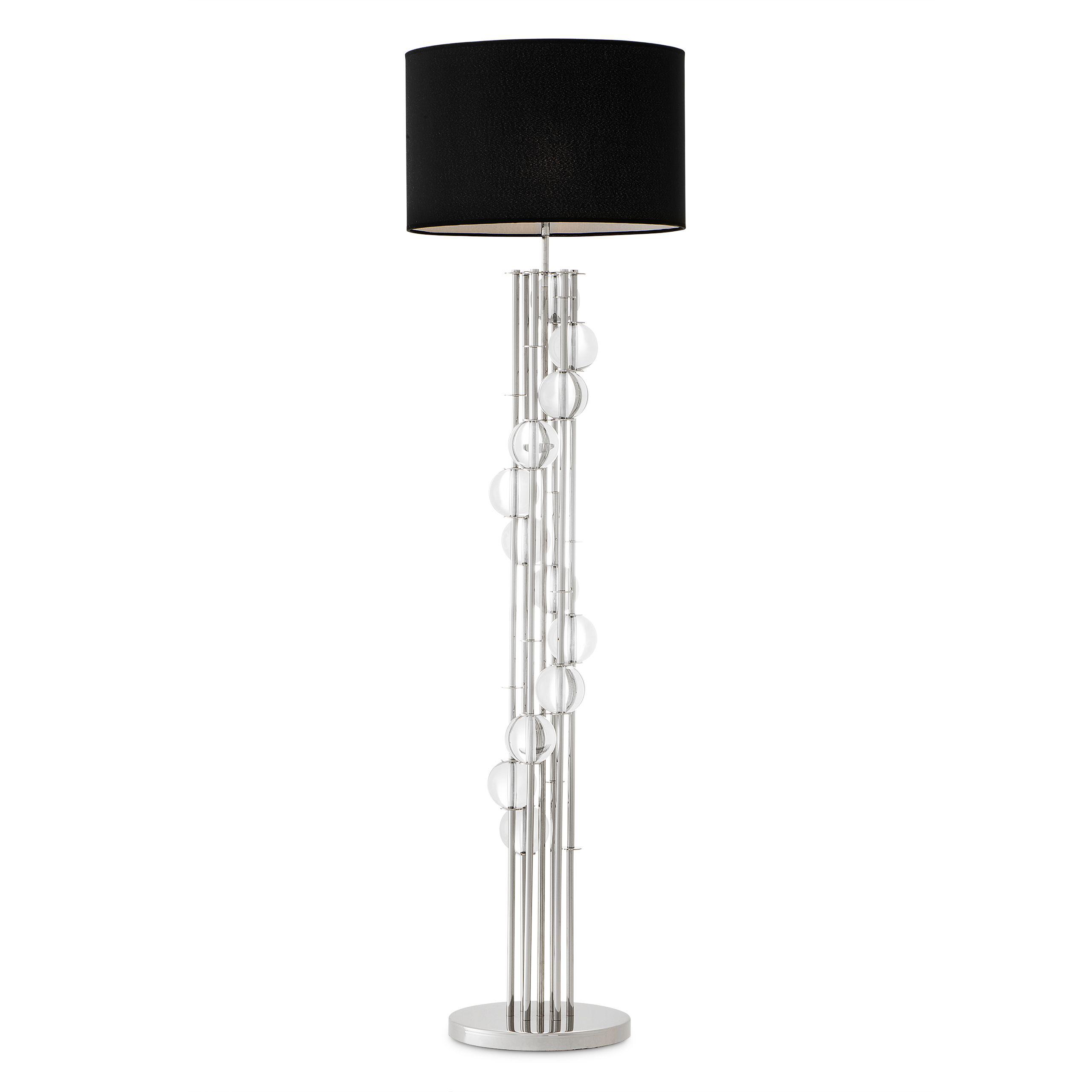 Black crystal on sale floor lamp