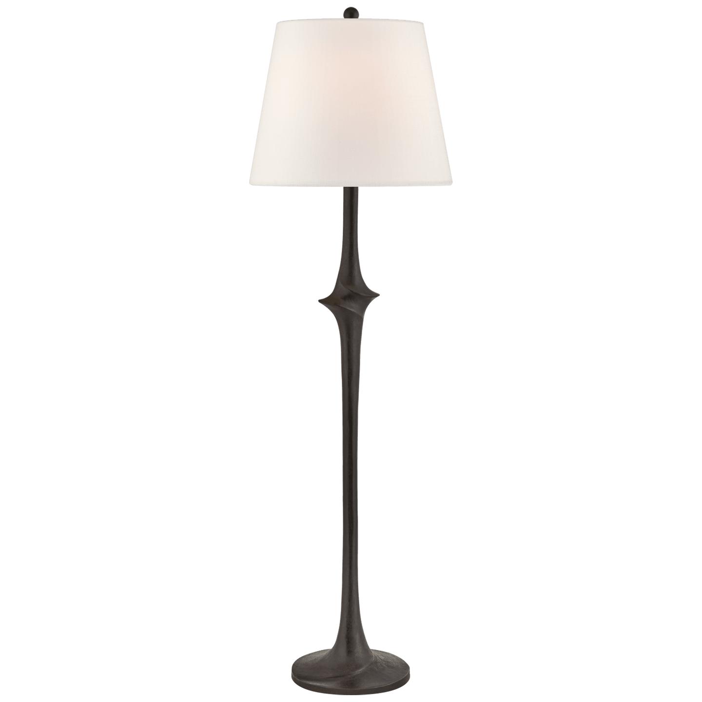 Large black floor deals lamp