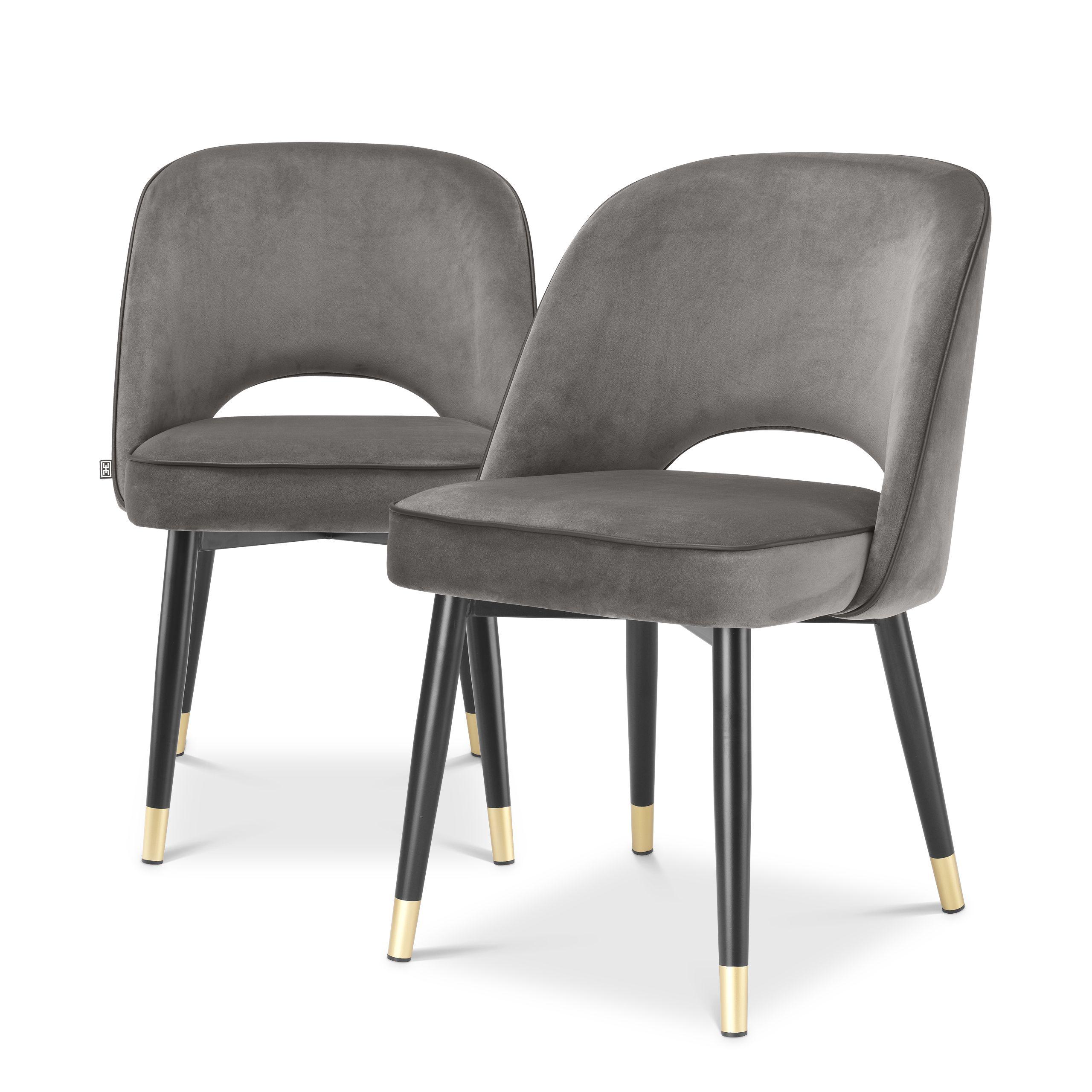 Black and brass chair sale