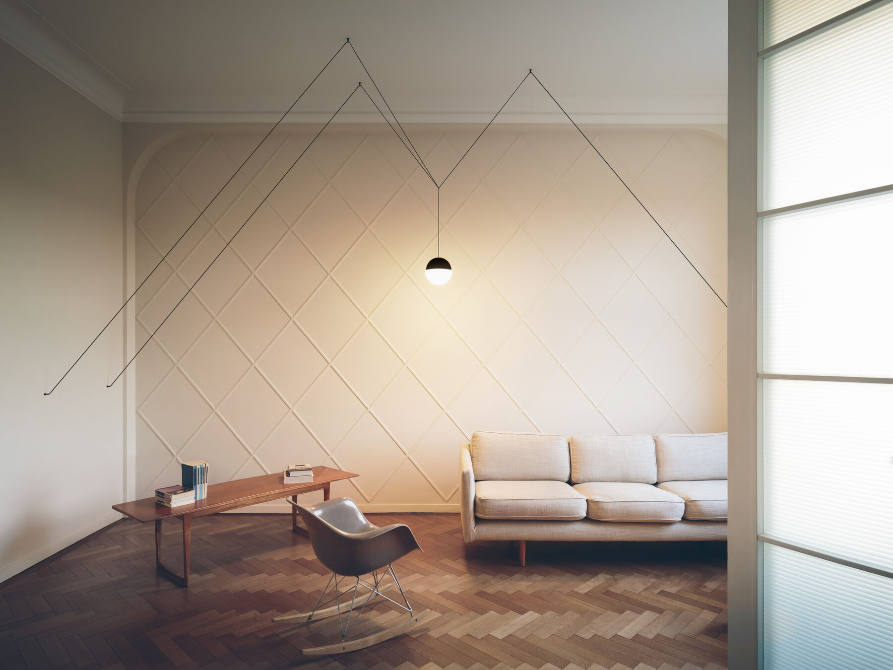 Светильник Flos Pendant Lamp String Light Sphere 1