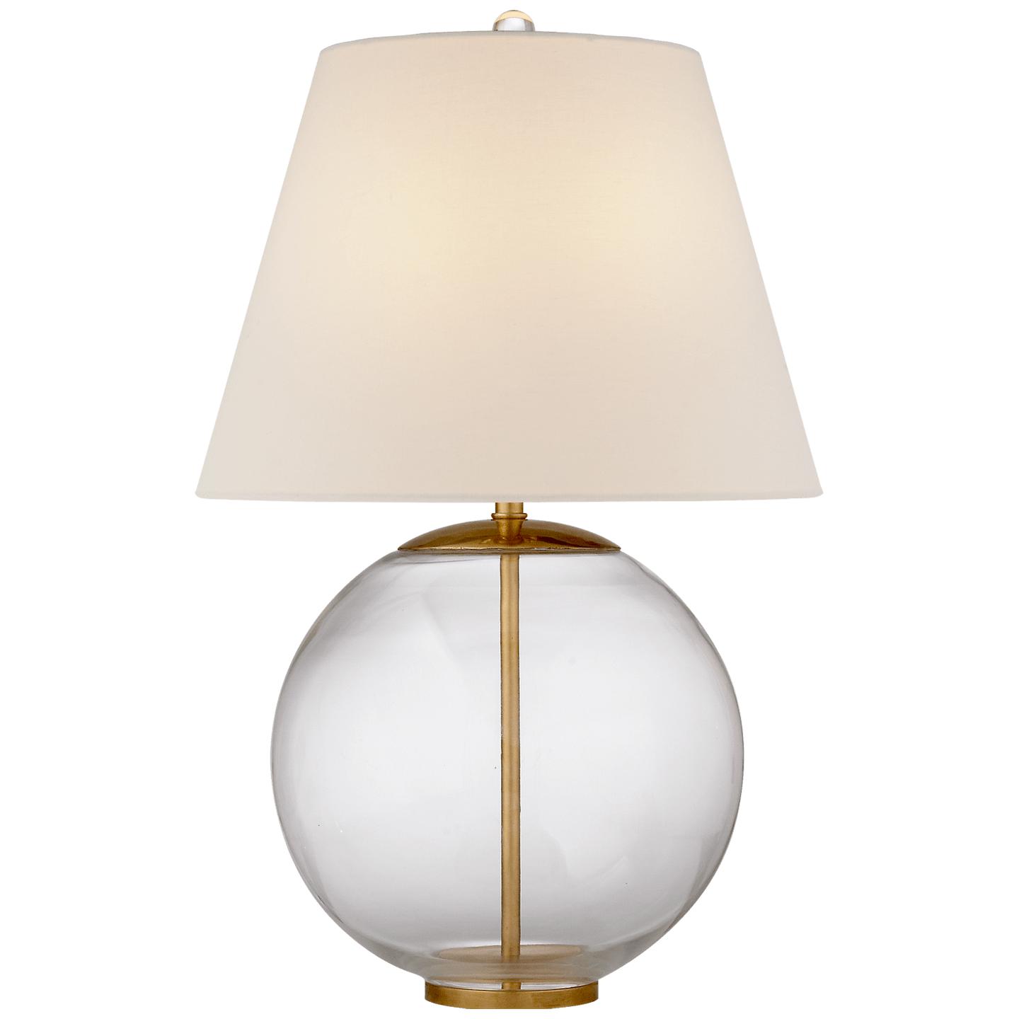 Round store table lamp