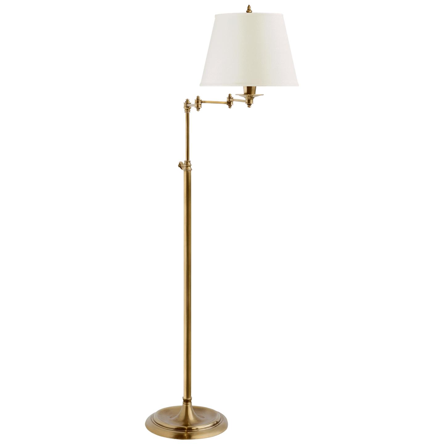 Adjustable arm store floor lamp