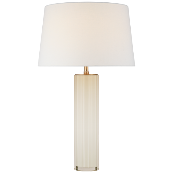 Large white sales table lamp