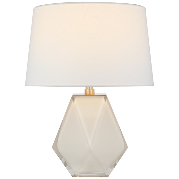 Gemma Small Table Lamp White Glass SH11.25