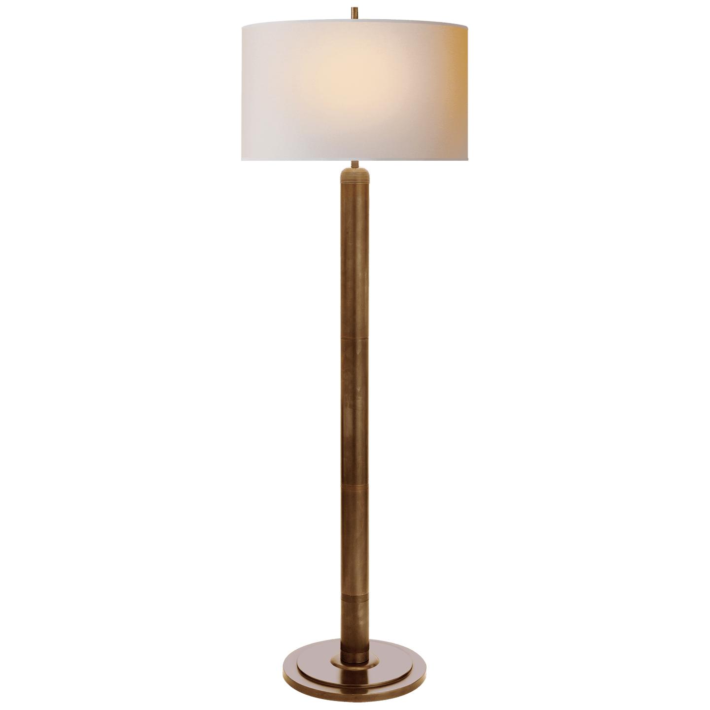 Traditional brass online floor lamp